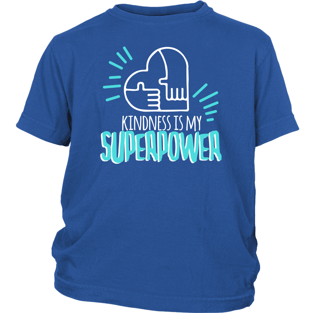 Kindness Is My Superpower Youth T-Shirt - KidPaz Direct
